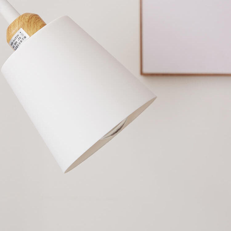 Närbild på vit lampskärm i modern design