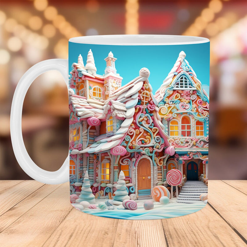 3d jul gingerman keramisk kaffemugg