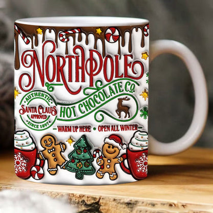 3d jul gingerman keramisk kaffemugg