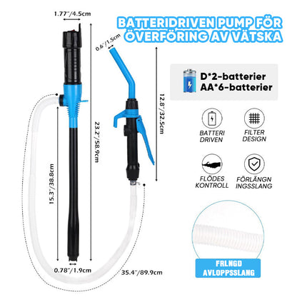 Bärbar batteridriven pump