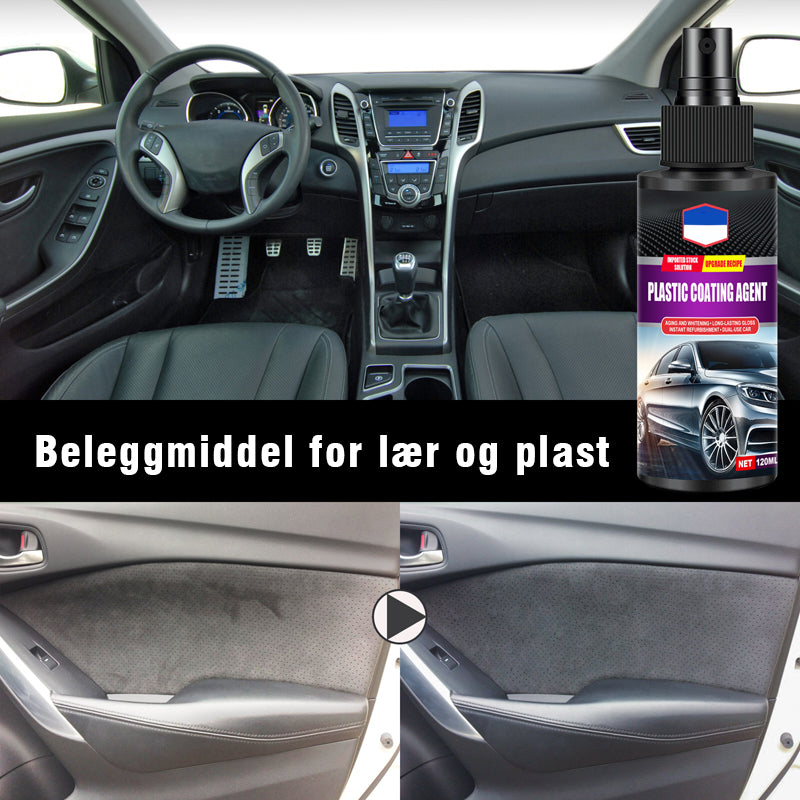 Bilinredning Läder- och plastbeläggningsmedel
