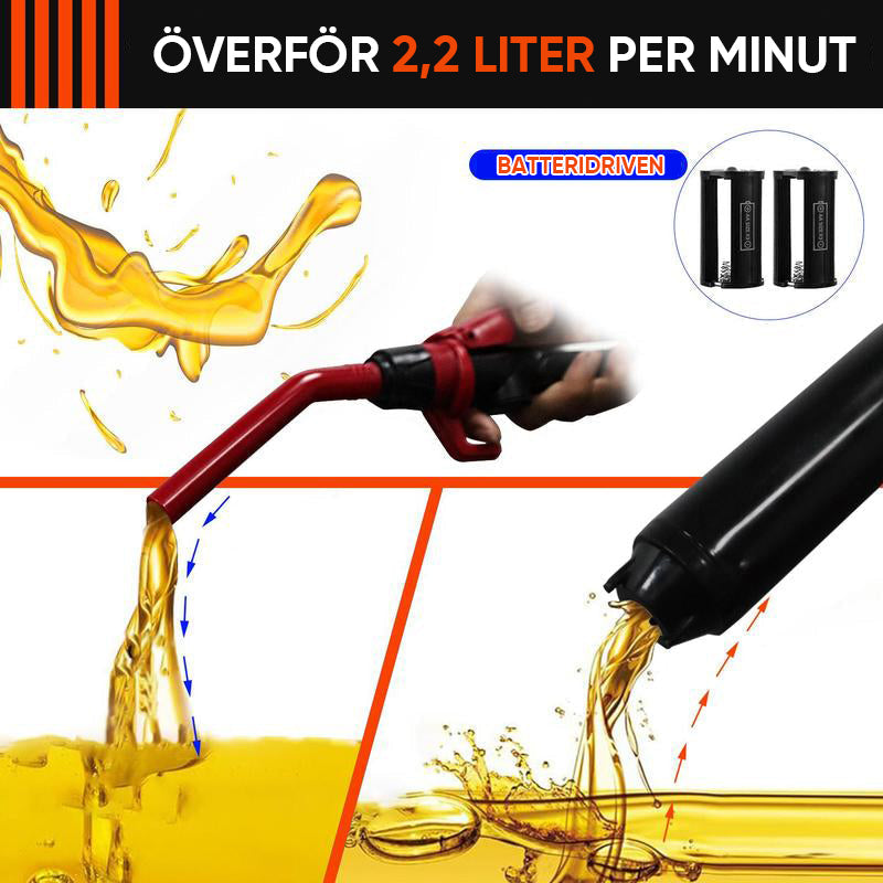 Bärbar batteridriven pump