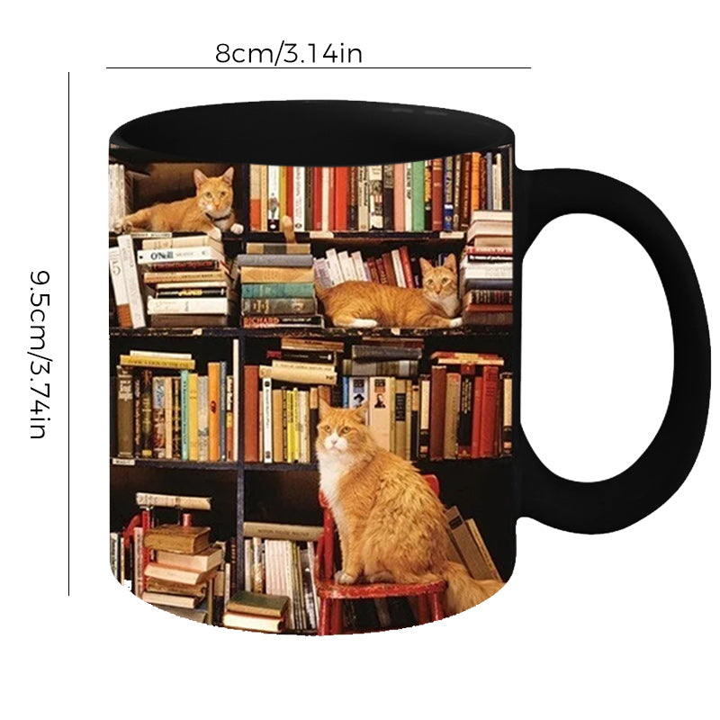 Bokhylla kattmugg