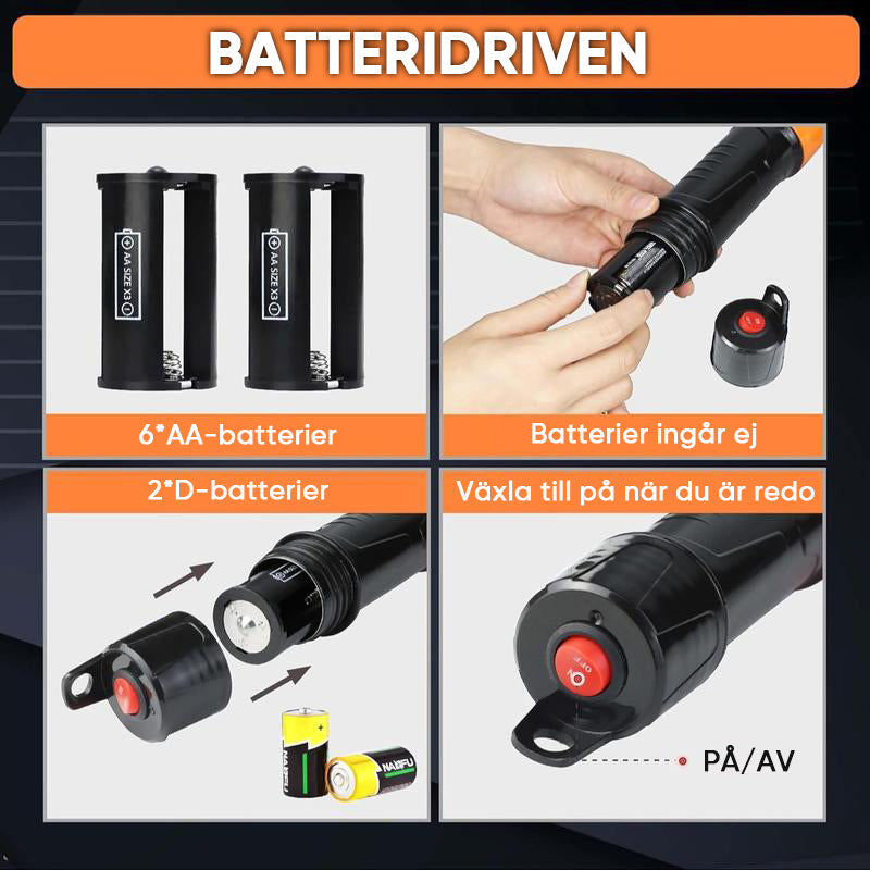 Bärbar batteridriven pump