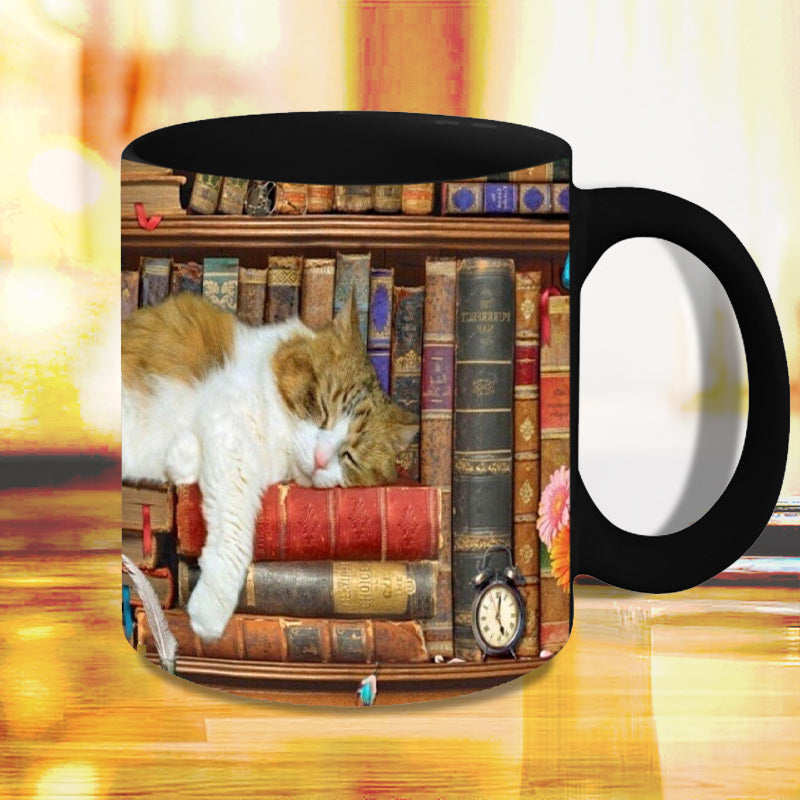 Bokhylla kattmugg