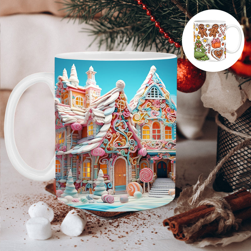 3d jul gingerman keramisk kaffemugg