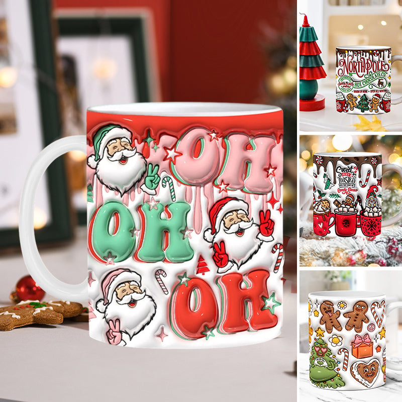 3d jul gingerman keramisk kaffemugg