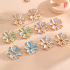 Ladies Hair Clips with Artistic Flower Design Hapa Style