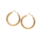 Women's hoop earrings made of high-quality stainless steel with elegant design Hapa Style