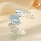 Women’s bracelet with elaborate leaf design Hapa Style