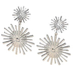 Women's Hanging Earrings in Modern Radiant Design Hapa Style