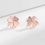 Ladies earrings in modern floral design Hapa Style