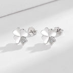 Ladies earrings in modern floral design Hapa Style