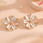 Ladies Hair Clips with Artistic Flower Design Hapa Style