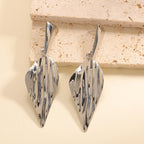 Women's Hanging Earrings in Stylish Leaf Design Hapa Style