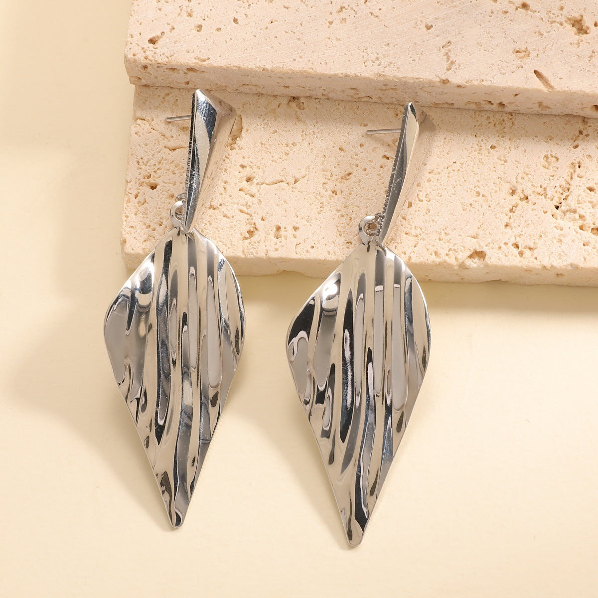 Women's Hanging Earrings in Stylish Leaf Design Hapa Style