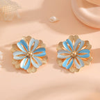 Ladies Hair Clips with Artistic Flower Design Hapa Style