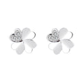 Ladies earrings in modern floral design Hapa Style