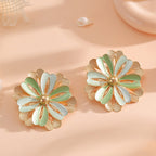 Ladies Hair Clips with Artistic Flower Design Hapa Style
