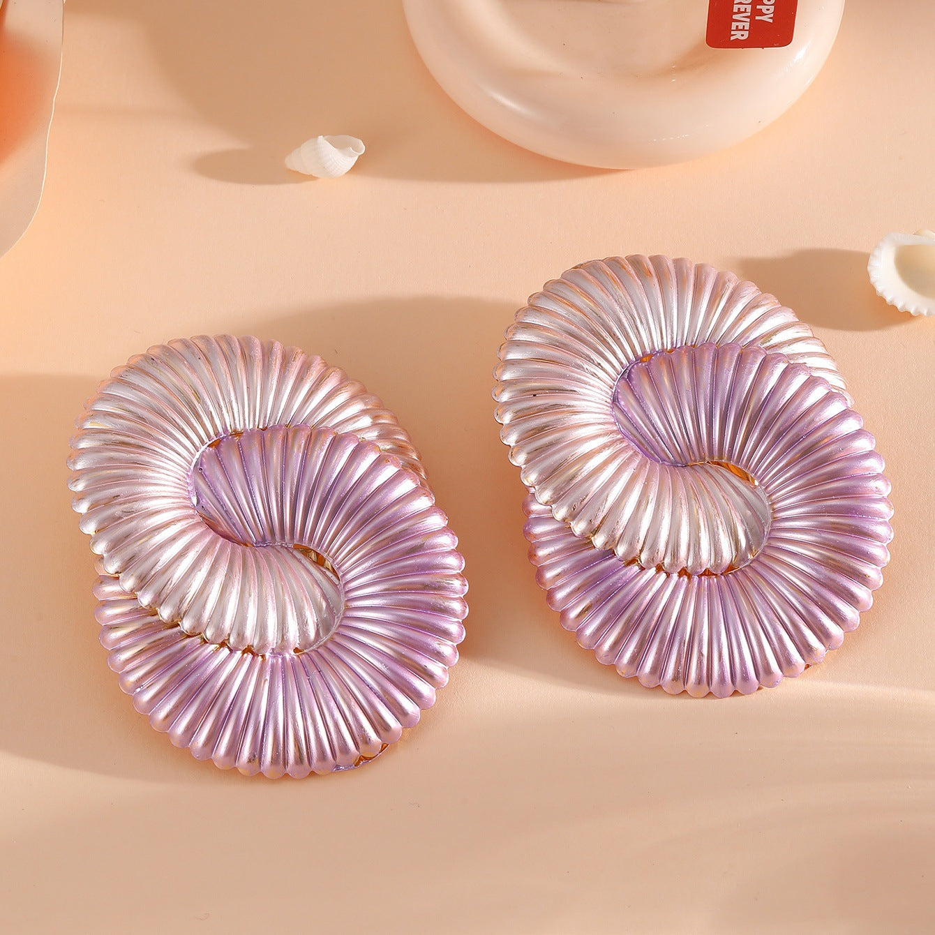 Women hair clips in modern shell design Hapa Style