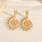 Ladies earrings in shell design Hapa Style
