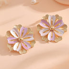 Ladies Hair Clips with Artistic Flower Design Hapa Style