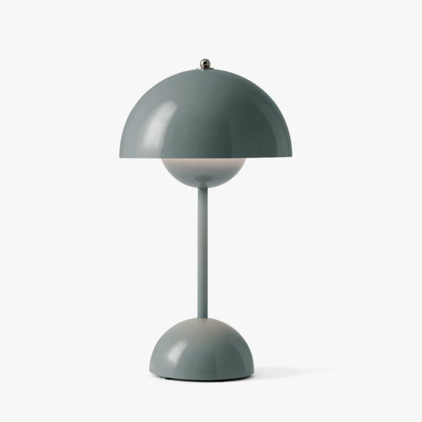Grön bordslampa i minimalistisk design