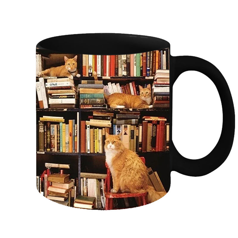Bokhylla kattmugg
